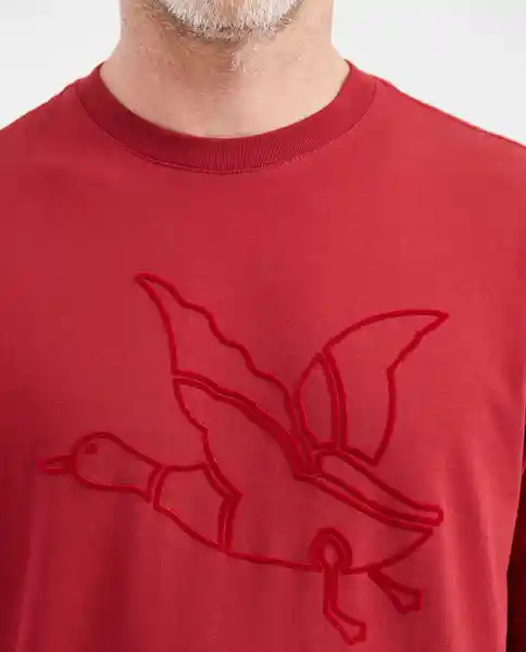 Camiseta Manga Corta Duck Graphic Rojo Pasa T M Chevignon
