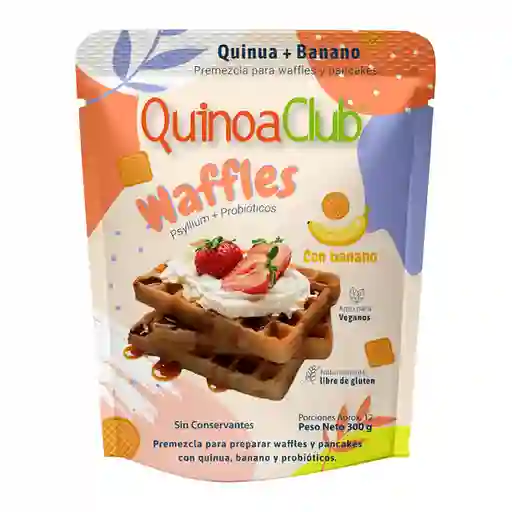 Quinoaclub Mezcla Waffles Con Banano