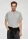 Camiseta Cherlo Gris Medio Vigoré Talla L Hombre Mango