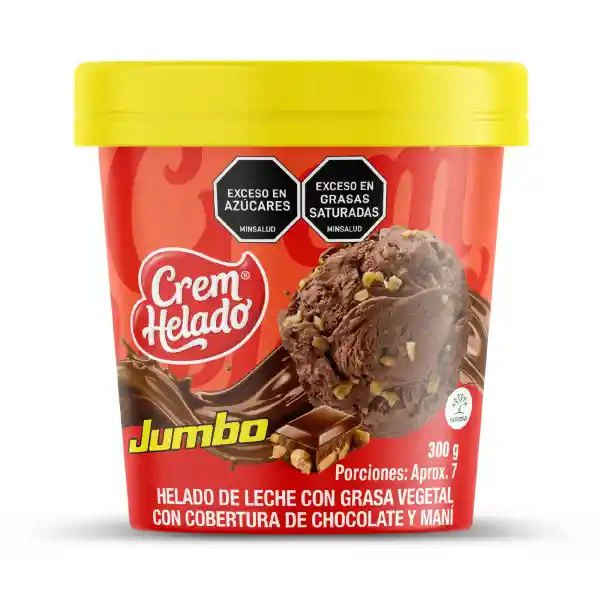 Helado Crem Helado Jumbo Chocolate Mani