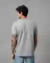 Camiseta Hombre Gris Talla M 101G006 Rifle