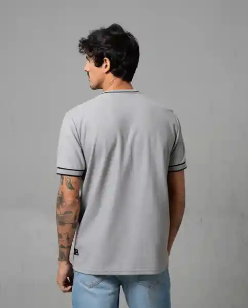 Camiseta Hombre Gris Talla M 101G006 Rifle