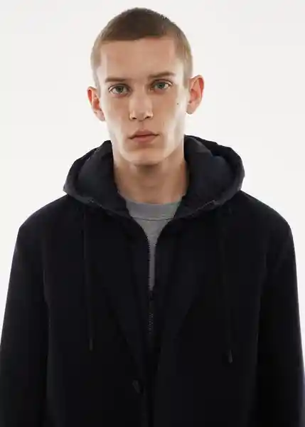 Abrigo Train Navy Talla M Hombre Mango