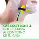 GILLETTE Prestobarba 3 Sensitive Cuchilla de Afeitar con Aloe Máquina de Afeitar Hombre Desechable Afeitada con Menos Irritación Afeitadora para Piel Sensible 8 Uds