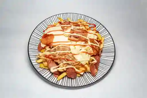 Salchipapa Súper