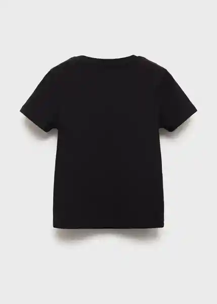 Camiseta Sport Negro Talla 12 Niñas Mango