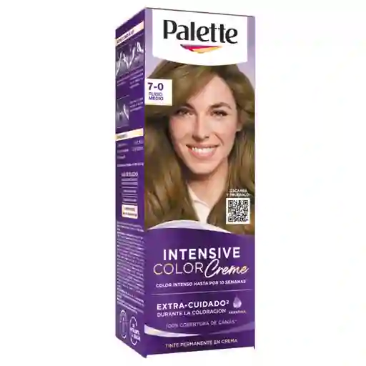 Tinte Palette Color Creme 7-0 Rubio Medio