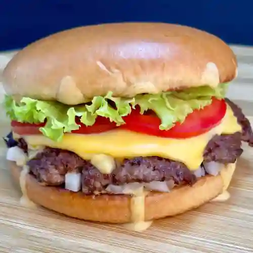 Cheeseburger + Papitas a la Francesa