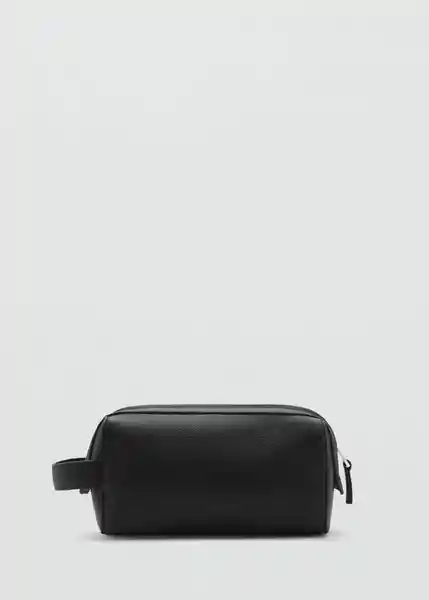 Bolso Toiletxs Negro Talla 99 Hombre Mango