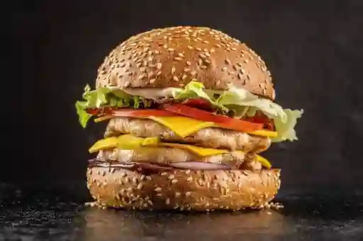Hamburguesa Doble Pollo