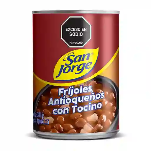 Frijoles con Tocino San Jorge Lata x 300gr