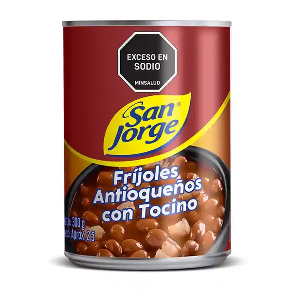 Frijoles con Tocino San Jorge Lata x 300gr