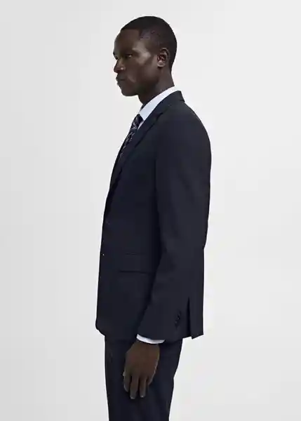 Blazer Americana Milan Navy Talla 50 Hombre Mango