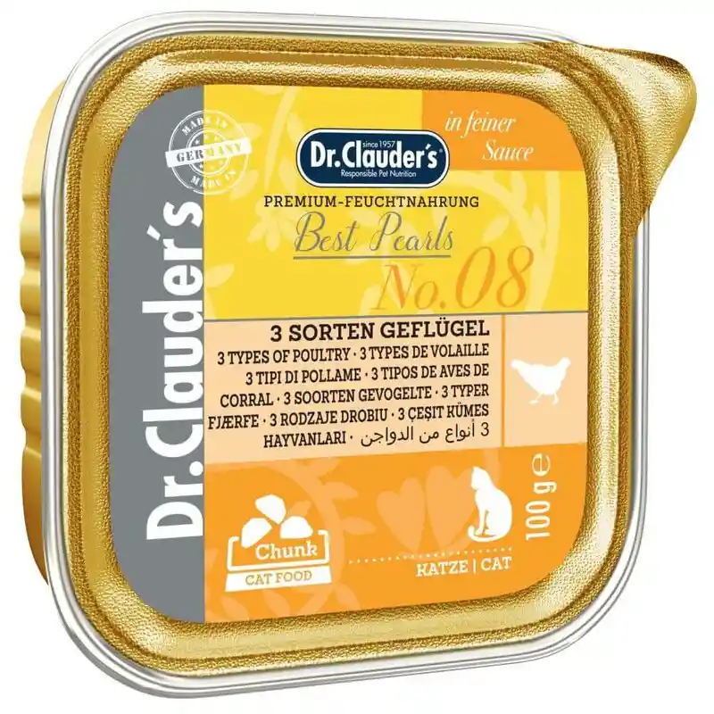 Dr. Clauder's Alimento Humedo Para Gato Aves de Corral