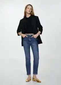 Jean Claudia Tejano Oscuro Talla 32 Mujer Mango