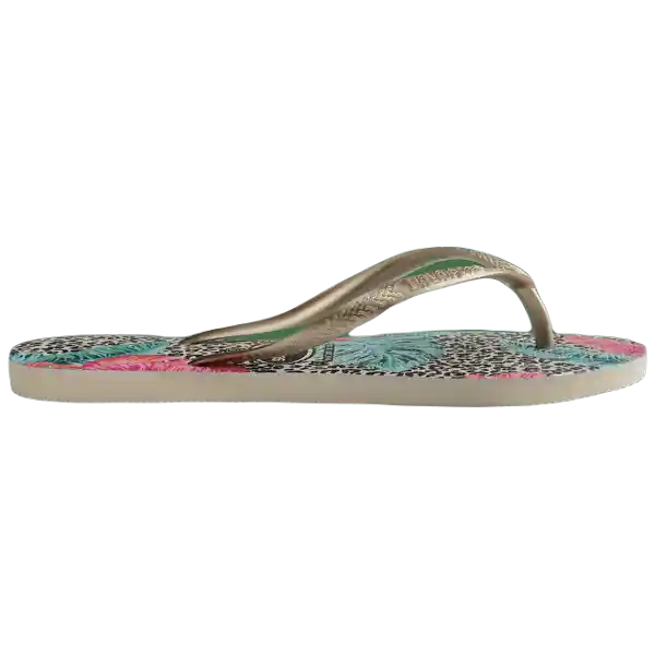 Sandalias Animal Floral Beige Talla 36 4144235 Havaianas