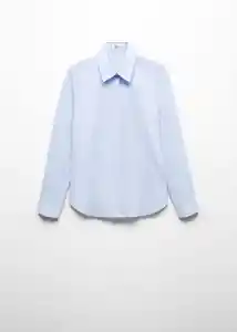 Camisa Sofía Celeste Talla XS Mujer Mango