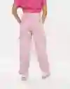 Pantalón Elástica Mujer Rosa Talla 0 American Eagle