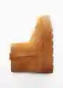 Botines Pineda Camel Talla 41 Mujer Mango