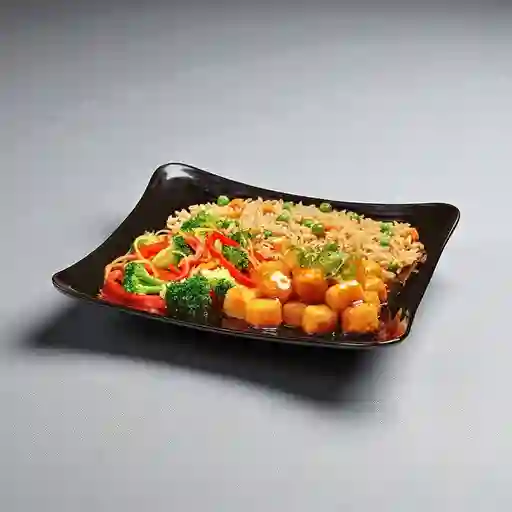 Tangerine Tofu Apanado
