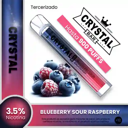 Crystal Vape Blueberry Sour Raspberry - 900 puffs