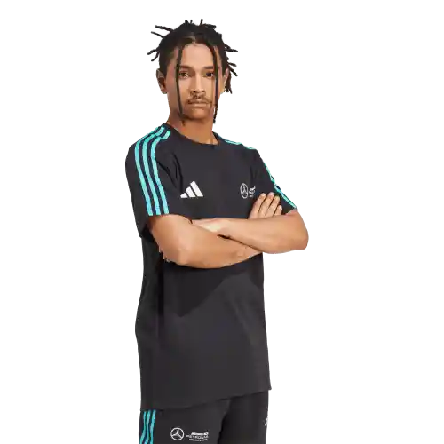 Adidas Camiseta Manga Corta F1 Mercedes Benz de Hombre Negro T S