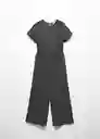 Enterizo Mono Toppi Negro Talla 12 Niñas Mango