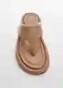 Sandalias Sam Nude Talla 36 Mujer Mango