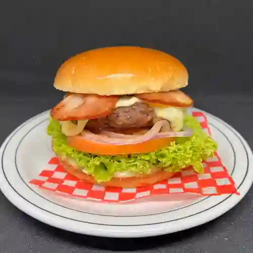 Hamburguesa con Queso y Tocineta