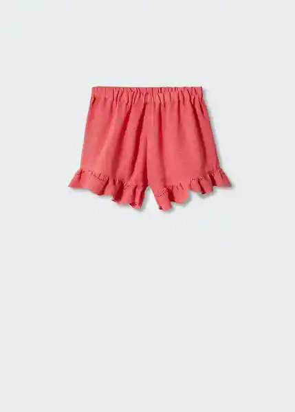 Short Rodas Coral Talla 10 Niñas Mango