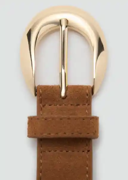 Cinturón Maya Marrón Talla M Mujer Mango