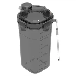 Novedades Plasticas Frasco Hermético Keep go Humo 500 mL