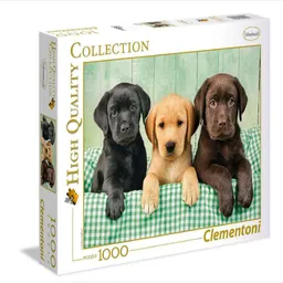 Clementoni Rompecabezas Los Tres Labradores (39279) 1000 Pcs