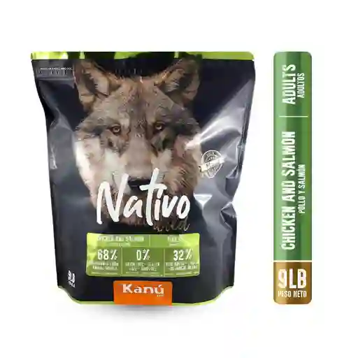 Kanu Nativo Wild Alimento para Perro Adulto Pollo y Salmon