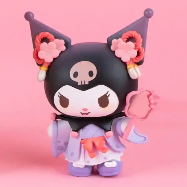 Caja Sorpresa Con Flores y Kimono Sanrio Miniso