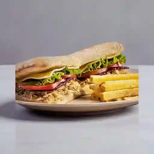 Sándwich de Pollo y Tocineta