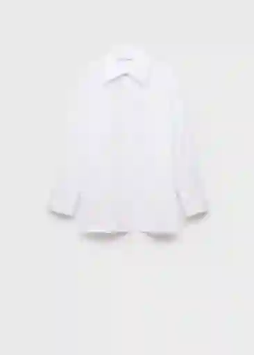 Camisa Lombarda Blanco Talla L Mujer Mango