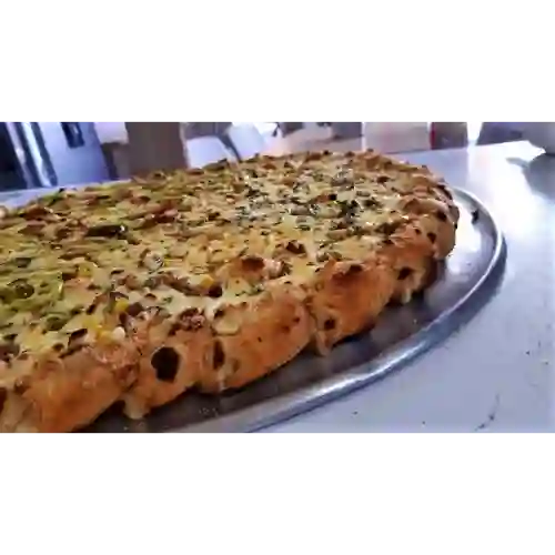 Pizza Pollo con Champiñones