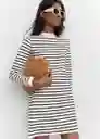 Vestido Titus Crudo Talla S Mujer Mango