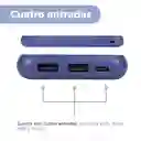 Bateria de Respaldo 10000mah Modelo Azul F72 Miniso