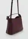 Bolso P Winnie Burdeos Talla 99 Mujer Mango