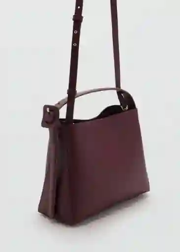 Bolso P Winnie Burdeos Talla 99 Mujer Mango