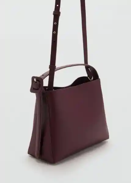 Bolso P Winnie Burdeos Talla 99 Mujer Mango