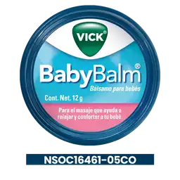 Vick BabyBalm Bálsamo para Bebés 6 unidades de 12 g