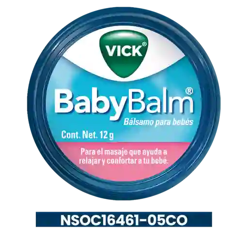 Vick BabyBalm Bálsamo para Bebés 6 unidades de 12 g