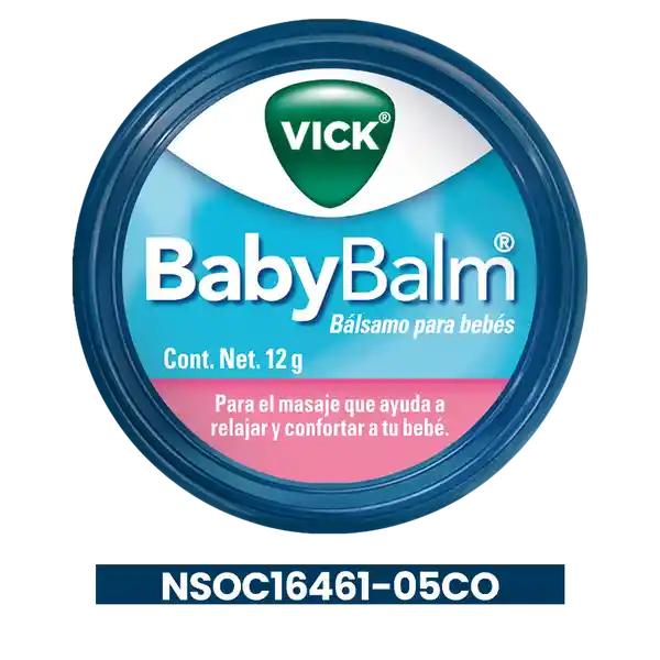 Vick BabyBalm Bálsamo para Bebés 6 unidades de 12 g