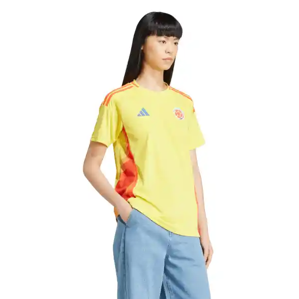 Adidas Camiseta Fcf H Jsy W de Equipo Fútbol Mujer Amarillo T L
