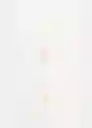 Chaleco Boreli Off White Talla S Mujer Mango