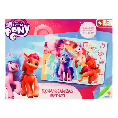 Ronda Slime Rompecabezas X 100 Pzs Little Pony