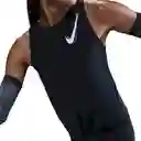 Nike Camiseta Manga Sisa Para Correr de Mujer Negro Talla XS